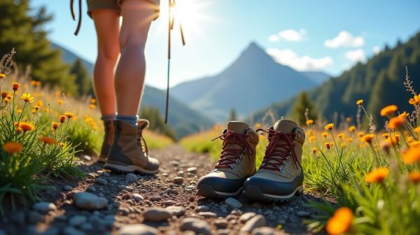 Choisir des chaussures confortables pour la randonnée d'été